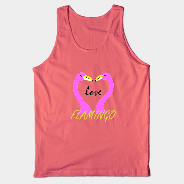 Flamingo Tank Top by DarkoRikalo86